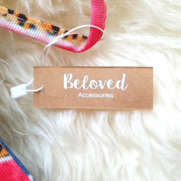 Canvas American Flag Leopard Cosmetic Bag - Picture 5 of 8